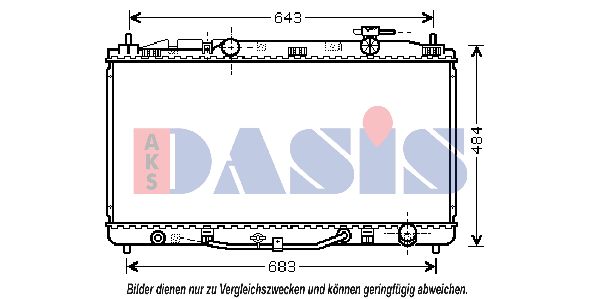 AKS DASIS radiatorius, variklio aušinimas 210206N